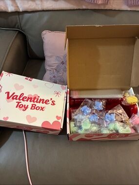 Valentine's Toy Box Assorted Pastel Squeeze Toys